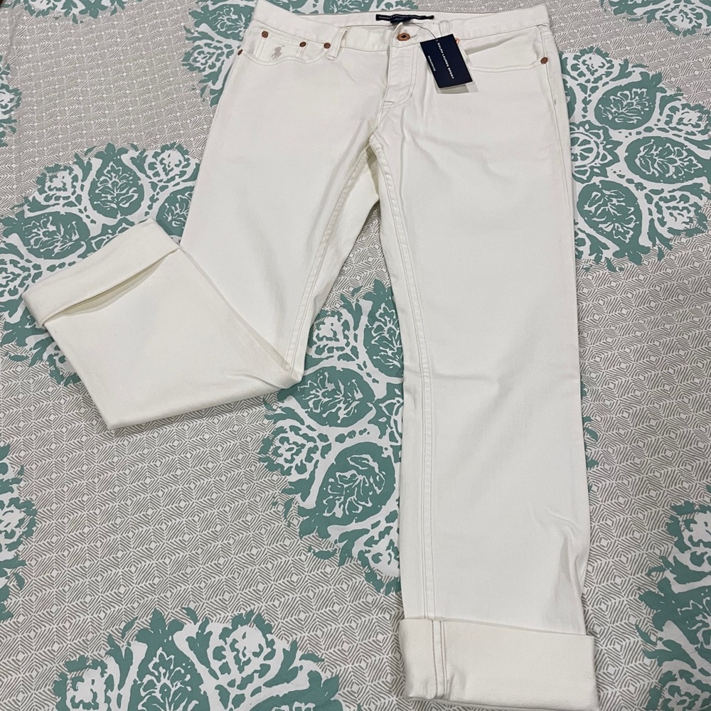 Ralph Lauren Sport White Jeans